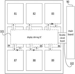 STARTING SIGNAL PROVIDING MODULE, METHOD AND SPLICING DISPLAY DEVICE