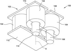 INTEGRATED MAGENTIC ASSEMBLY INCLUDING A MULTI TURN INDUCTOR ON A MULTI-COMPONENT CORE