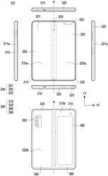 Electronic device including magnet array