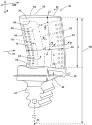 TURBINE ENGINE WITH A BLADE