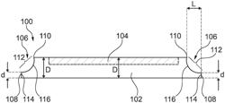 ELECTRONIC COMPONENT AND PACKAGE INCLUDING STRESS RELEASE STRUCTURE AS LATERAL EDGE PORTION OF SEMICONDUCTOR BODY