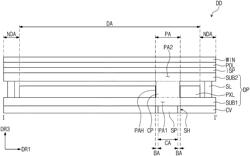 Substrate connection structure of display device and method of providing the same