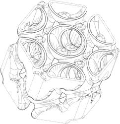 Heat transfer core body