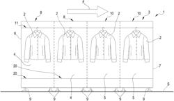 FINISHING TUNNEL FOR IRONING DRY GARMENTS AND SIMILAR PRODUCTS