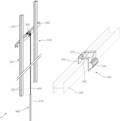 Provisional facility for retaining earth by using ground anchors and guide brackets for stepwise retention during deep excavation, and method for constructing same