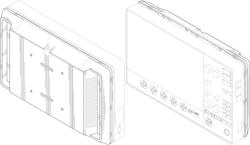 Battery accessory for a test and measurement instrument