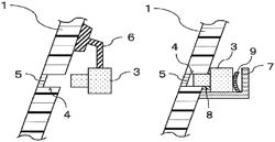 Vehicle body resin member, window member with vehicle body resin member, and vehicle