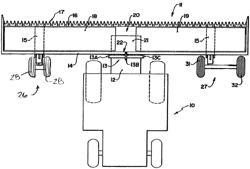 TRANSPORT WHEEL ARRANGEMENT FOR A CROP HARVESTING HEADER