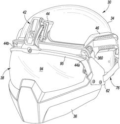 BALLISTIC AND IMPACT PROTECTIVE SYSTEM FOR MILITARY HELMET ASSEMBLY