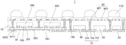 FAN-OUT PACKAGE STRUCTURE AND FABRICATION METHOD THEREFOR