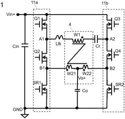 POWER CONVERSION DEVICE AND POWER CONVERSION CIRCUIT