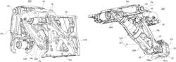 Outboard motor suspension structure and outboard motor