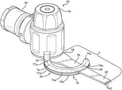 Rotatable blade guard for surgical saw