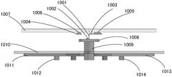 MEMS display device with a vertical hinge