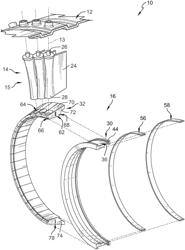 Segmented compressor inner band for variable vanes in gas turbine engines