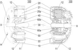 Electronically commutated motor, fan with electronically commutated motor, and household appliance