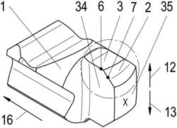 DEBURRING TOOL WITH DEBURRING BLADE FOR DEBURRING THE EDGES OF HOLES