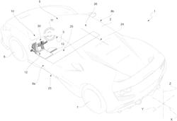 MOTOR VEHICLE AND METHOD FOR THE RECONFIGURATION OF THE MOTOR VEHICLE