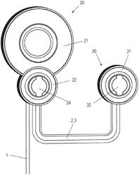 Connection device for charging an electric vehicle