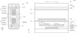 Electronic device including pripheral region having semiconductor layer and color filter