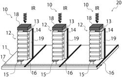 THERMAL TYPE DETECTION ELEMENT AND IMAGE SENSOR