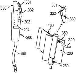 Controller for selectively controlling manual or robotic operation of endoscope probe