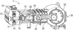 System and method of using power of pump to replace packing bores or other components from a fluid end