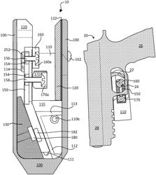 Customizable locking and quick release mechanism and kit for handgun holsters