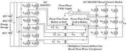 Three phase bidirectional AC-DC converter with bipolar voltage fed resonant stages