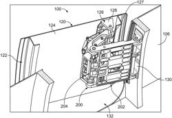 ARTICULATED HINGE ASSEMBLY FOR AN AIRCRAFT DOOR