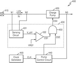 MEMORY DEVICE INCLUDING CHARGE PUMP, AND OPERATION METHOD OF THE MEMORY DEVICE