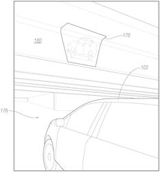 REDUCED INCIDENTAL PROJECTION OF IN-DASH PROJECTOR