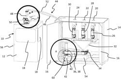 System for continuously processing pulverulent products