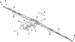 System and method for controlling the ground speed of an agricultural sprayer during a turn