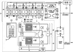 Water harvester adsorption enthalpy removal system