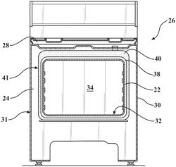 Composite article for insulating appliance, appliance comprising composite article, and related method