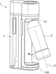 Receiving Device for Receiving a Bottle on a Carbonation Machine; Carbonation Machine, and Method for Using a Carbonation Machine