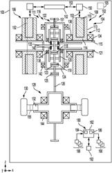 ELECTRIC AXLE WITH COMPACT ELECTRIC MACHINE AND GEARBOX ARRANGEMENT