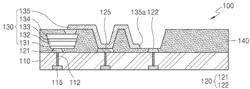 DISPLAY DEVICE HAVING PERPENDICULAR ELECTRODE STRUCTURE AND METHOD OF MANUFACTURING THE DISPLAY DEVICE