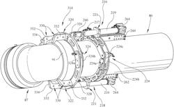 Assembly and method of coupling pipes