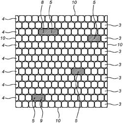 Polyester carpet tile or carpet strip and method for manufacturing a polyester carpet tile or carpet strip