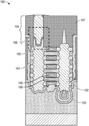 INTEGRATED CIRCUIT STRUCTURES WITH BACKSIDE CONDUCTIVE SOURCE OR DRAIN CONTACT HAVING ENHANCED CONTACT AREA