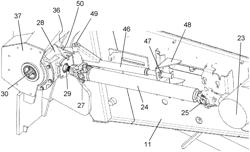 Header drive mechanism for a combine harvester