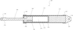 Shock absorber configured with a deformable energy absorbing member