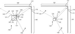 Lighting device for illuminating a surface