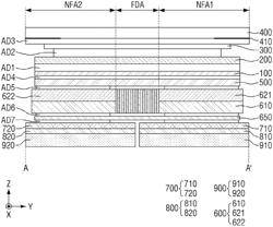 Display device including a step covering layer