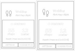 Panel screen with animated GUI for wearable walking-assistance robot controller