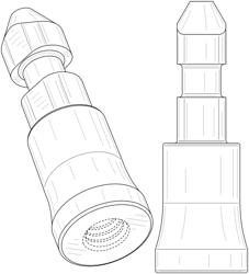 Connector hub for surgical instrument