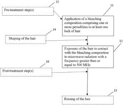 METHOD FOR BLEACHING THE HAIR