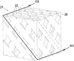 Porous ceramic structure for part made of CMC material and method for obtaining same